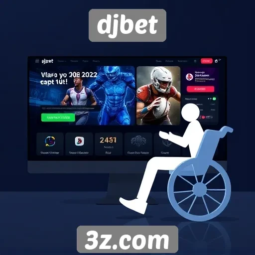Acessibilidade e usabilidade do site djbet